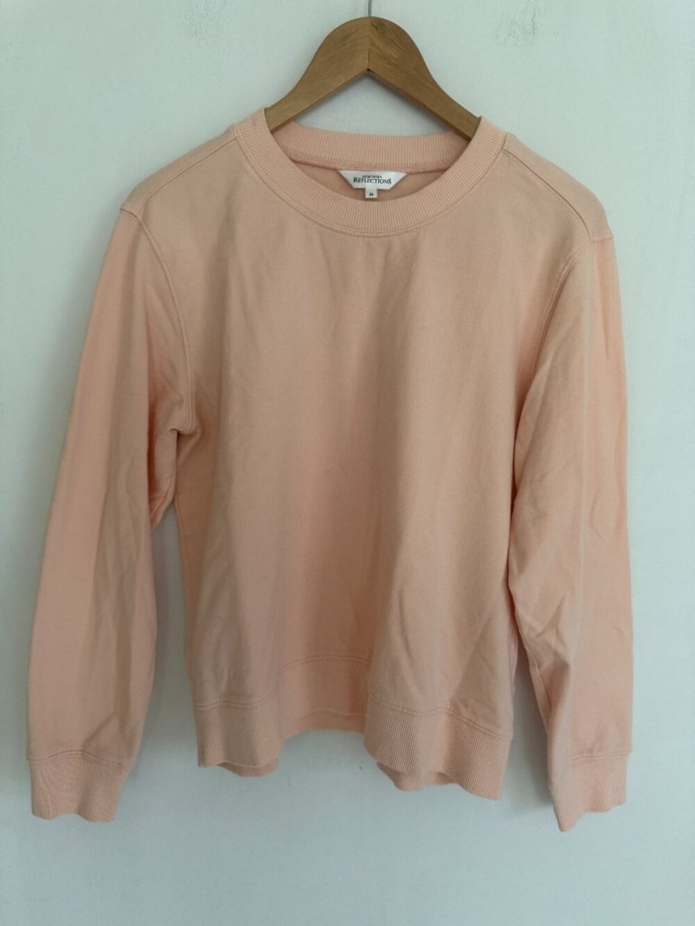Northern Reflections Women Orange Long Sleeve Pullover Sweatshirt Size M